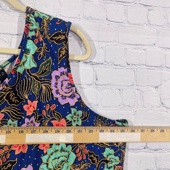 Attitudes by Renee Cardigan Tank Top 2 Pc Women Plus 3X Floral Knit Mesh Cover - Picture 15 of 16